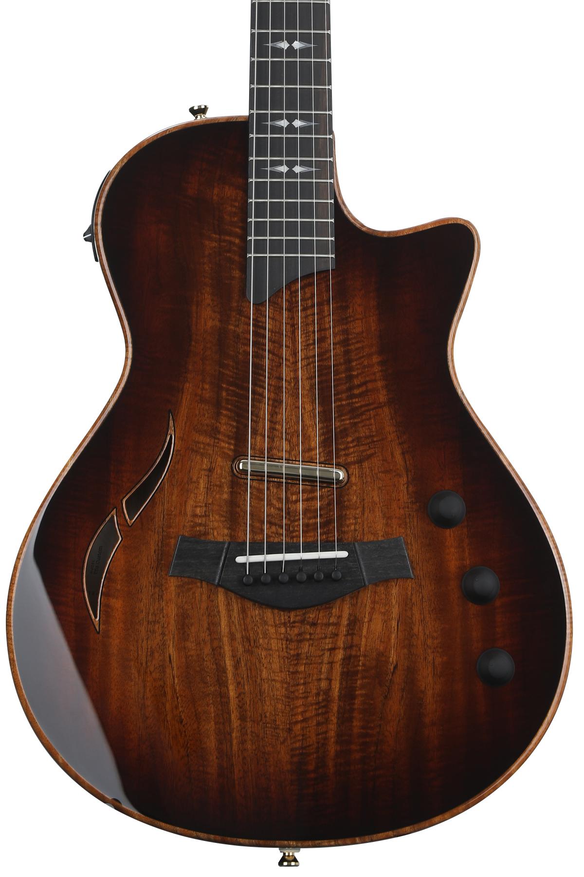 T5z Custom Koa Hollowbody Electric Guitar - Shaded Edge Burst