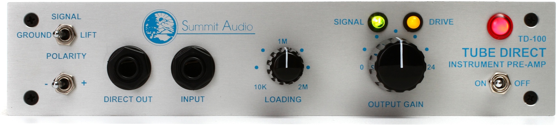 TD-100 1-channel Active Tube Instrument Direct Box