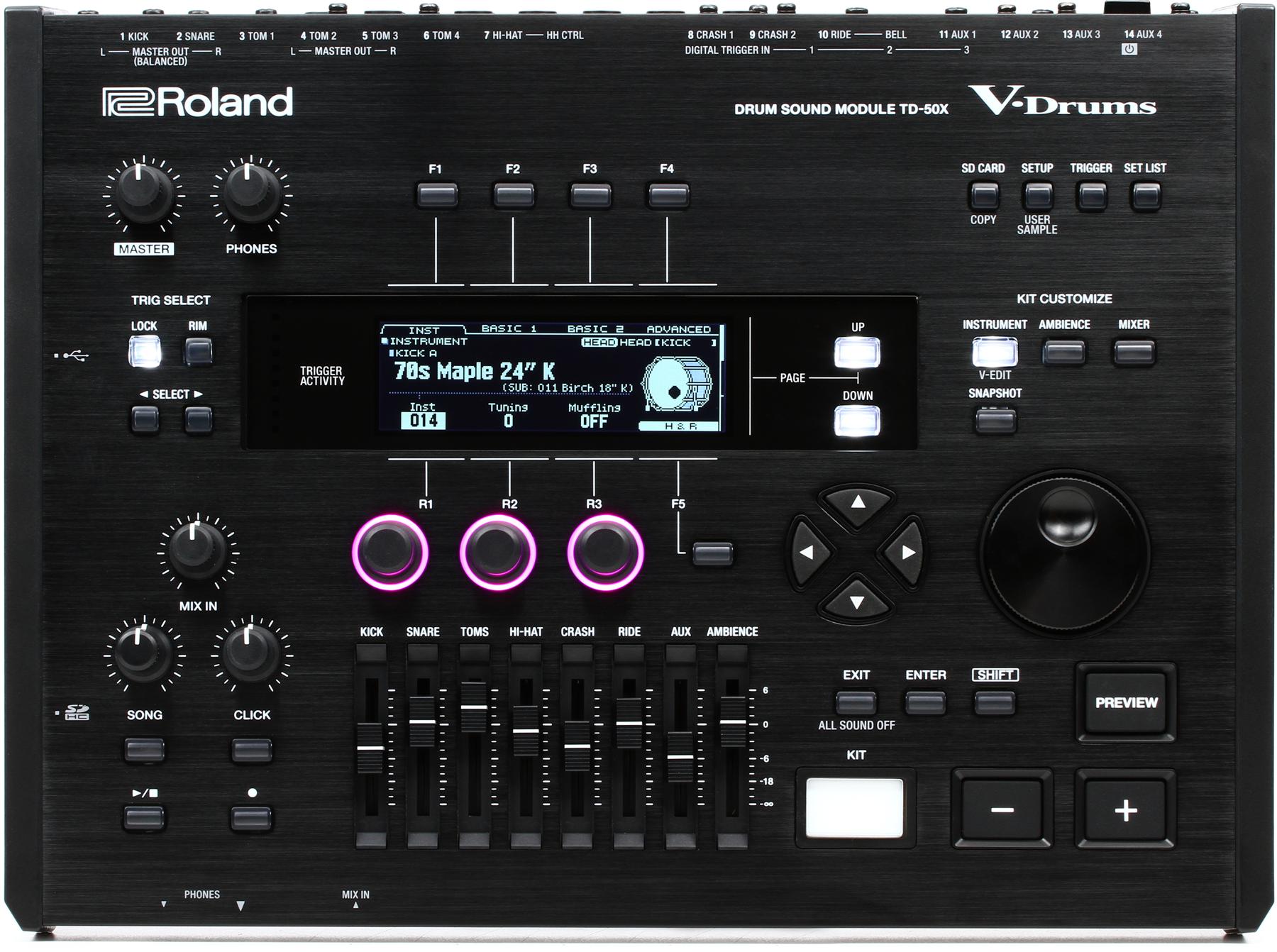 3. Roland TD-50X Electronic Drums Sound Module