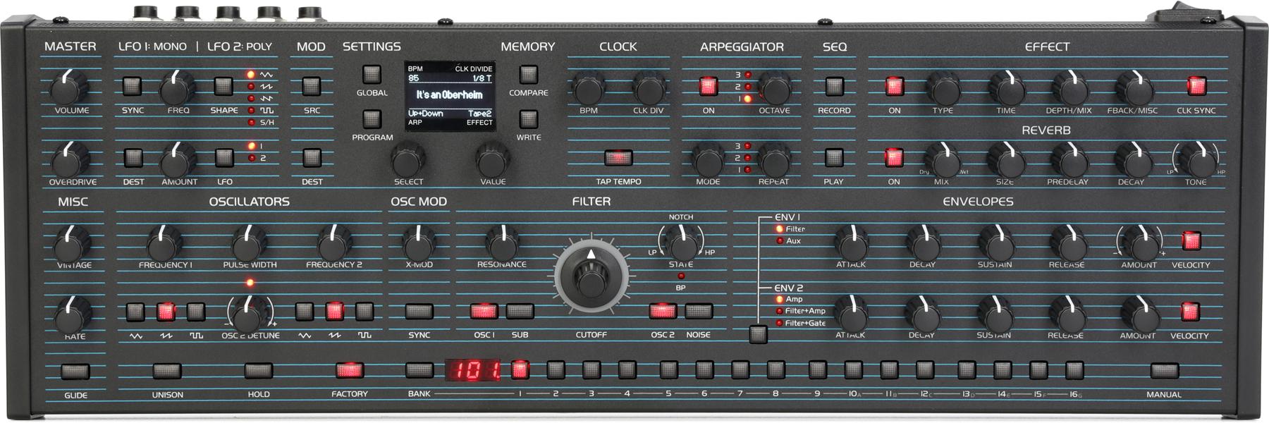 TEO-5 Polyphonic Desktop Synthesizer Module