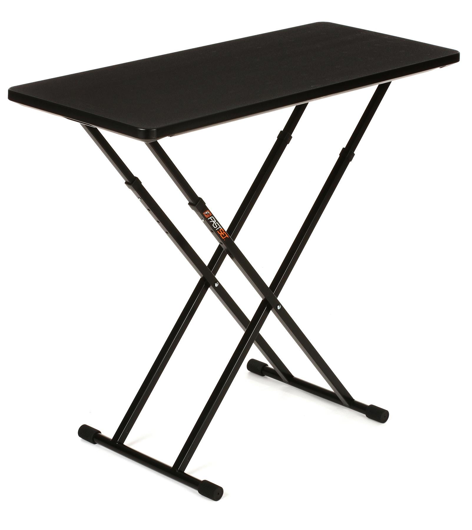 Musician/DJ Utility Table - Black Top