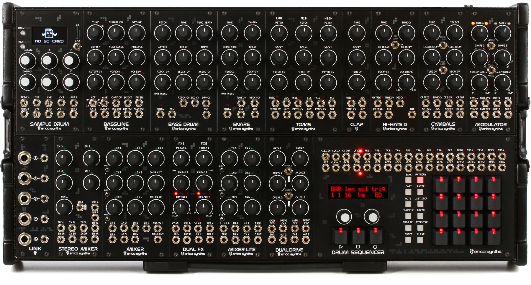 DTM・DAW Erica Synths Techno System Dual Drive Erica Synths Techno System Eurorack Modular Synthesizer