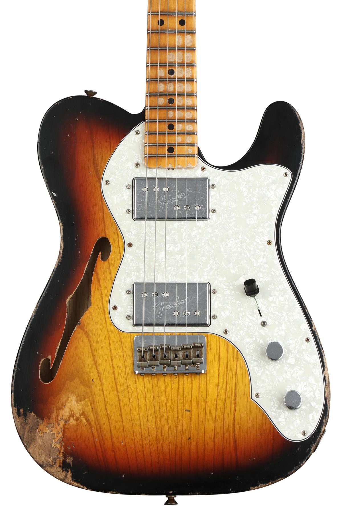 ファッション 通販 Shop Custom Fender '72 Relic Heavy Thinline Telecaster ギター