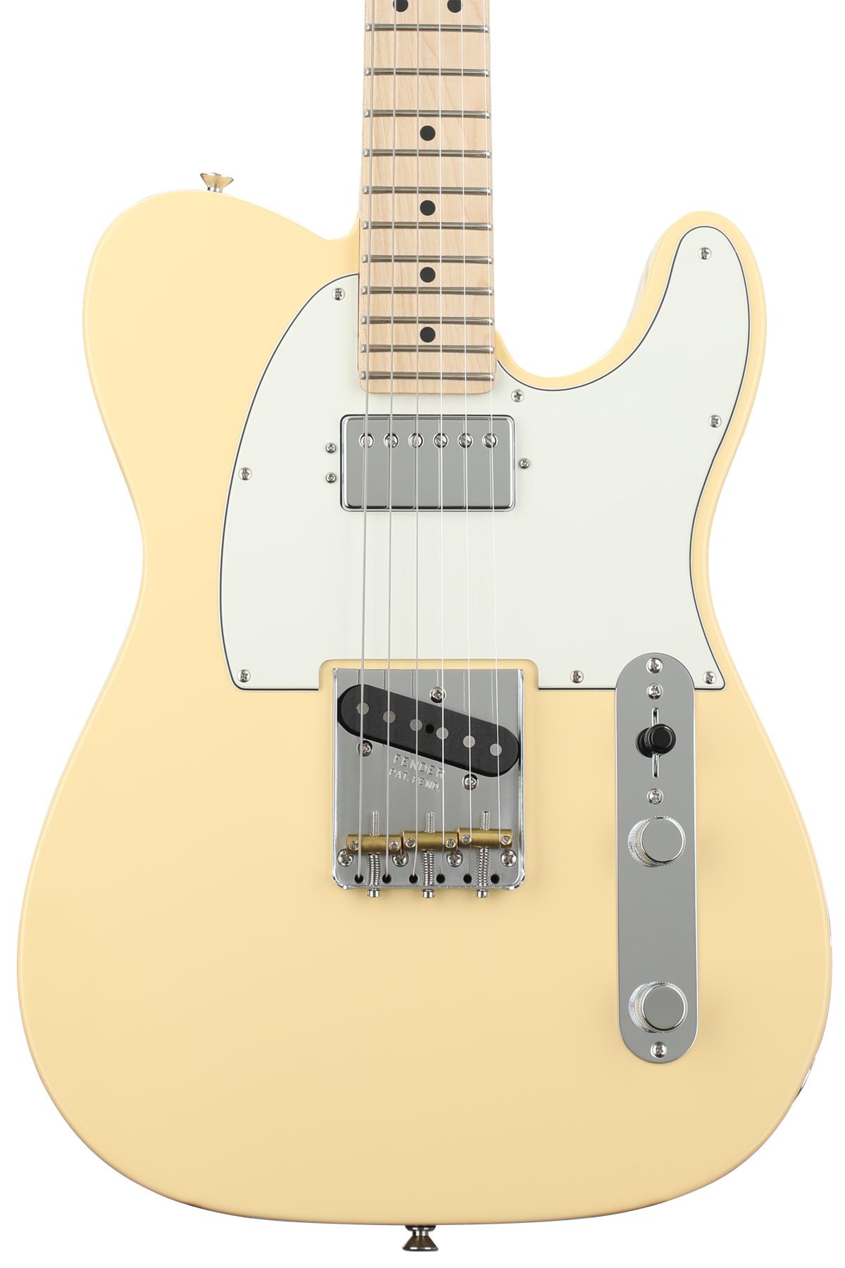American Performer Telecaster Hum - Vintage White with Maple Fingerboard