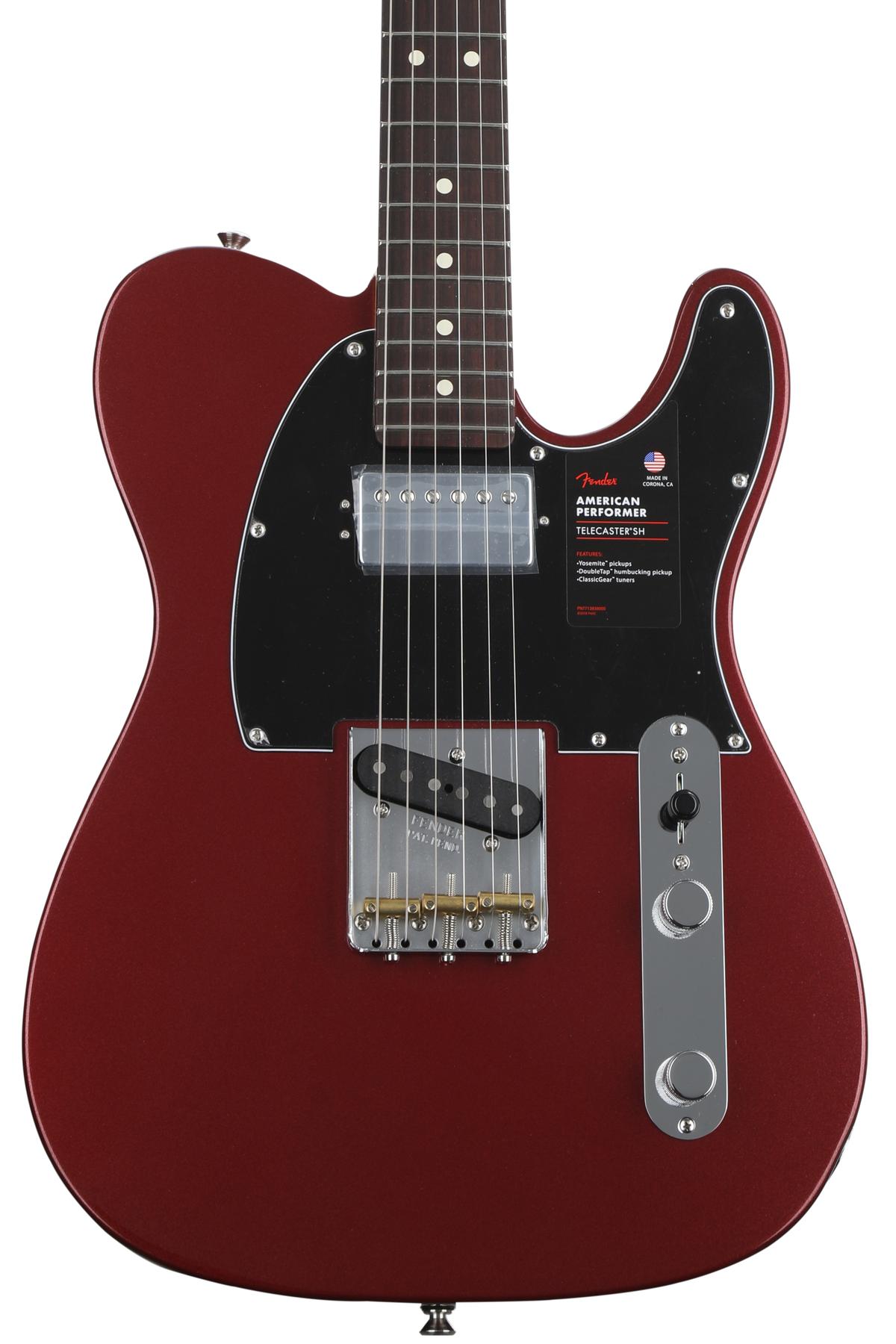 Fender American Performer Telecaster Hum - Aubergine with Rosewood Fingerboard