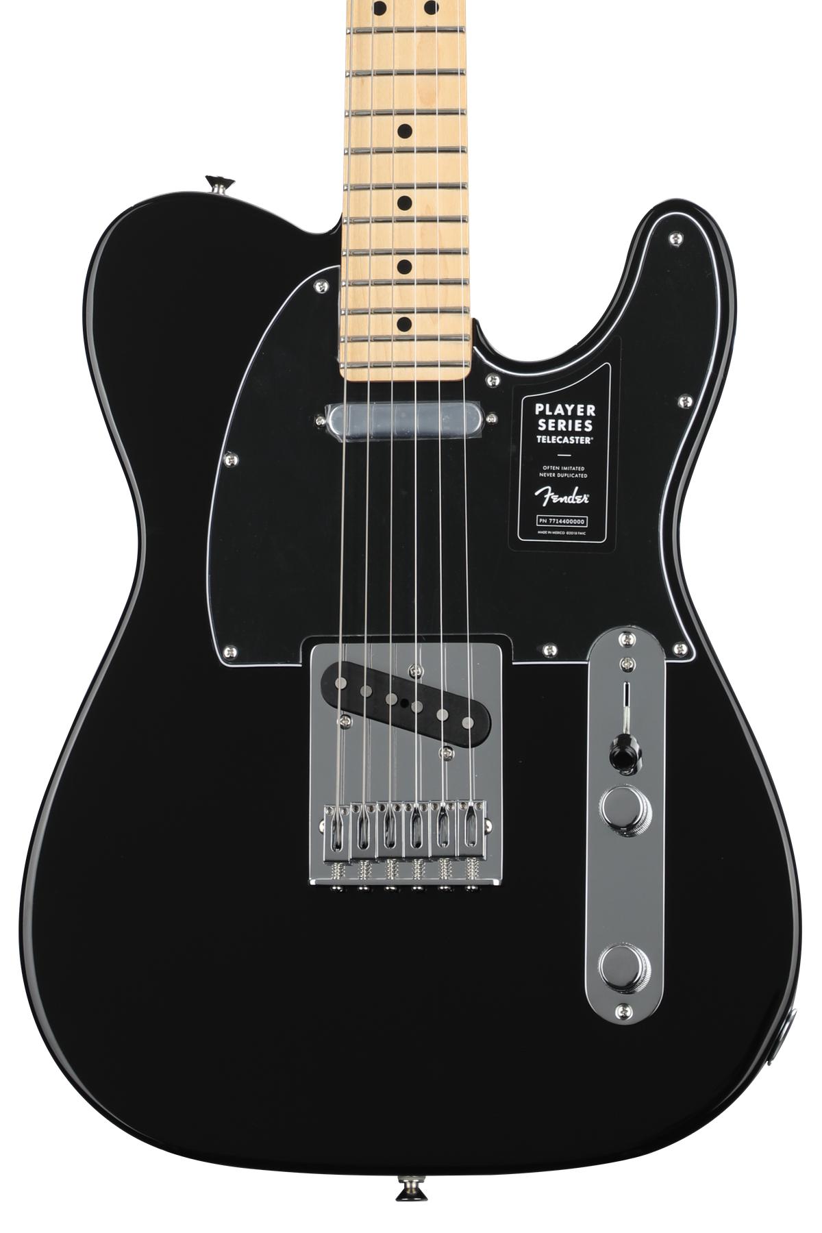 Fender Player Telecaster - Black with Maple Fingerboard