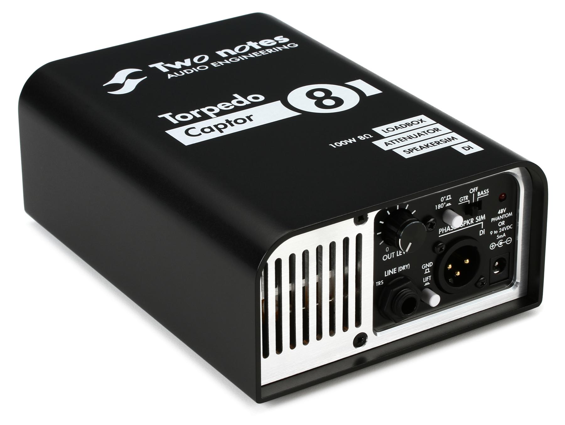 Torpedo Captor Reactive Loadbox DI and Attenuator - 8-ohm