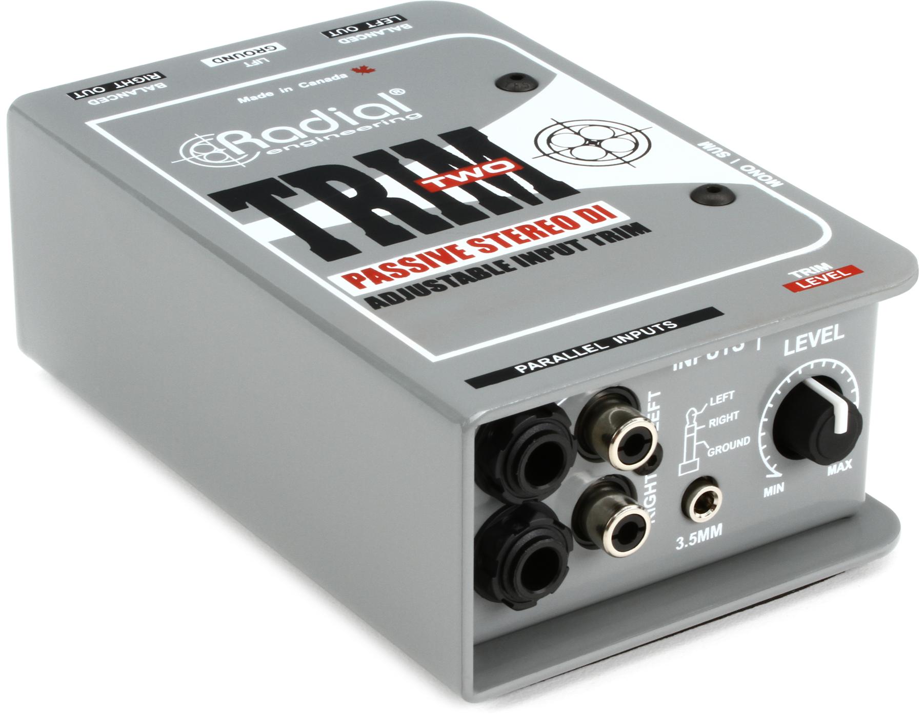 Trim-Two 2-channel Passive A/V Direct Box