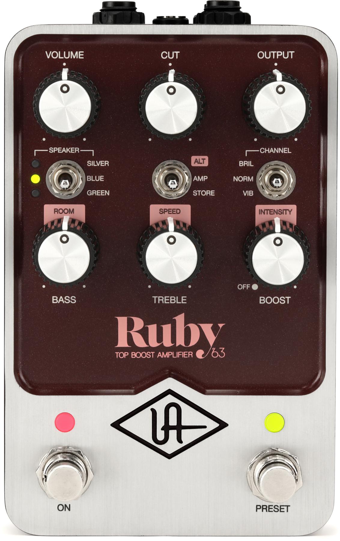 Universal Audio UAFX Ruby ’63 Top Boost Amplifier Review - Premier Guitar