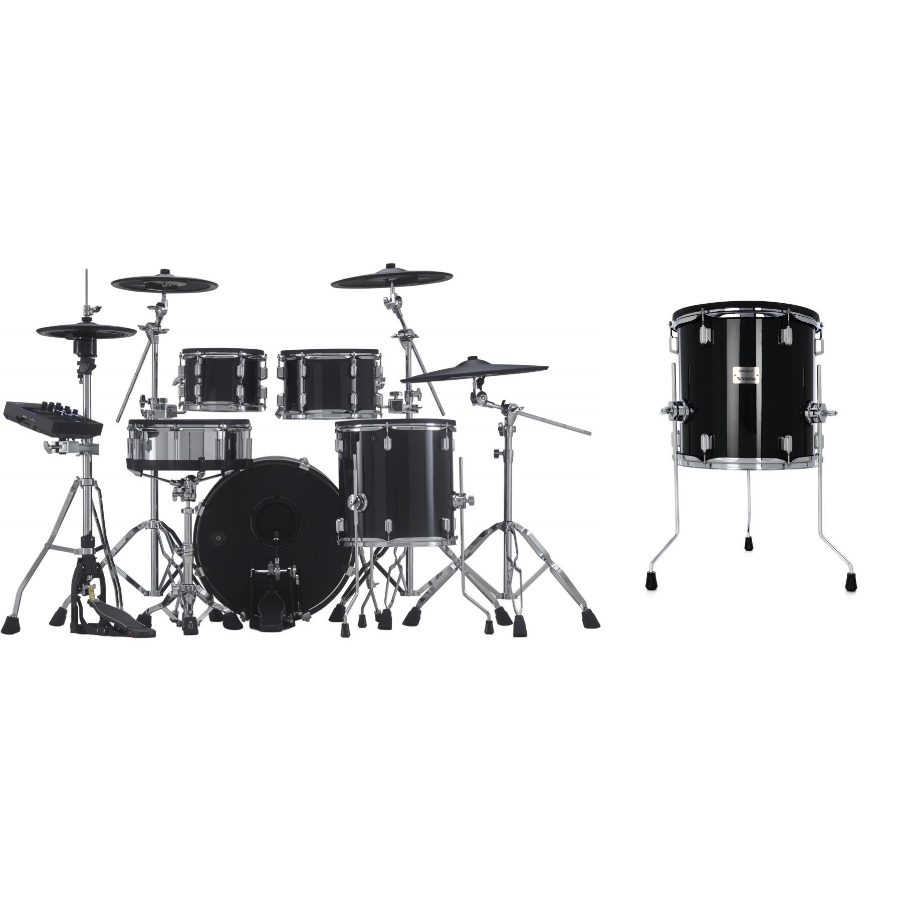 Roland V-Drums Acoustic Design VAD506 Electronic Drum Set Dual Floor Tom Bundle