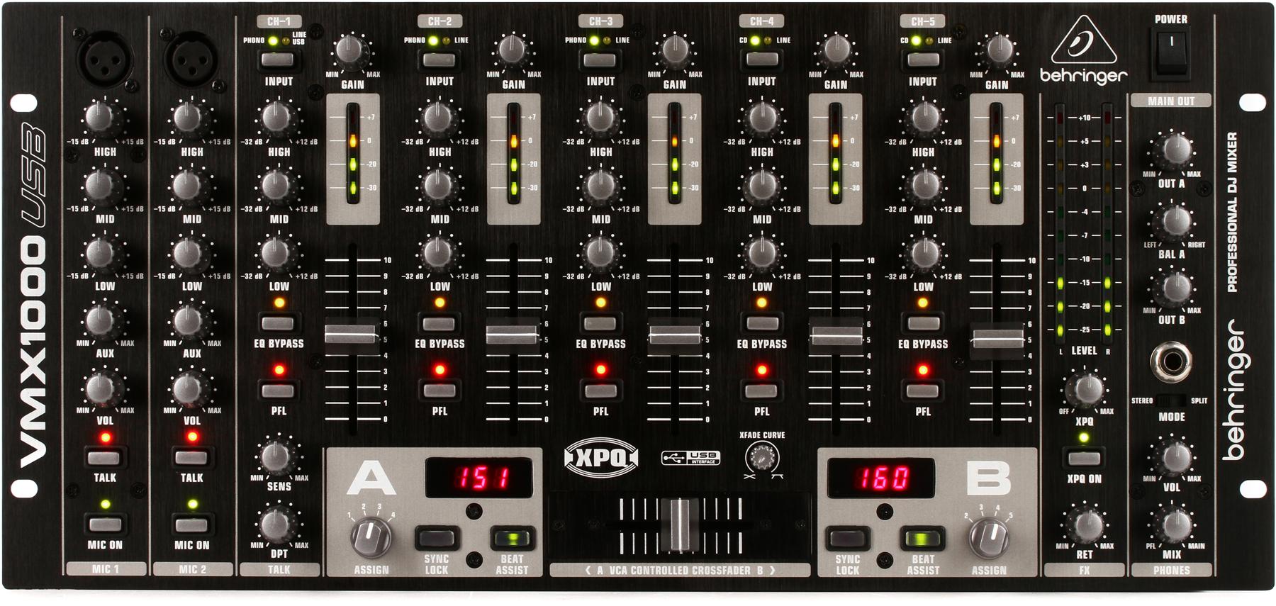 Behringer Pro Mixer VMX1000USB Mezclador DJ de 5 canales - Imagen 1 de 8