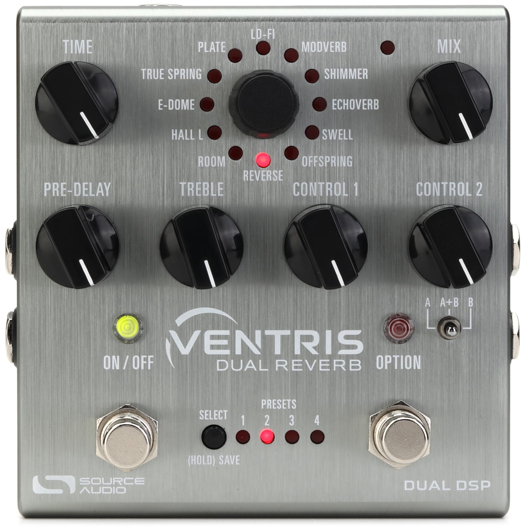 Ventris Dual Reverb Pedal