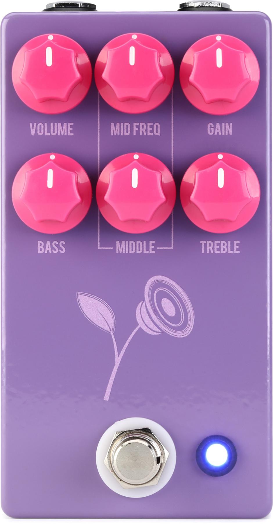 Violet Lari Basilio Signature Distortion/Overdrive Pedal - Purple