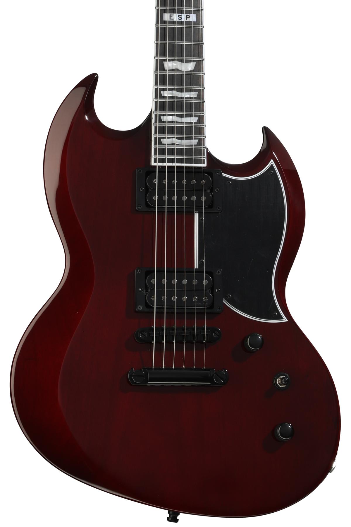 E-II Viper Electric Guitar - See-thru Black Cherry