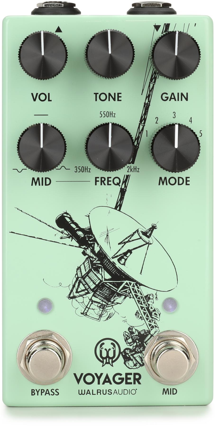 Walrus Audio Voyager MKII Overdrive Pedal - Seafoam Green