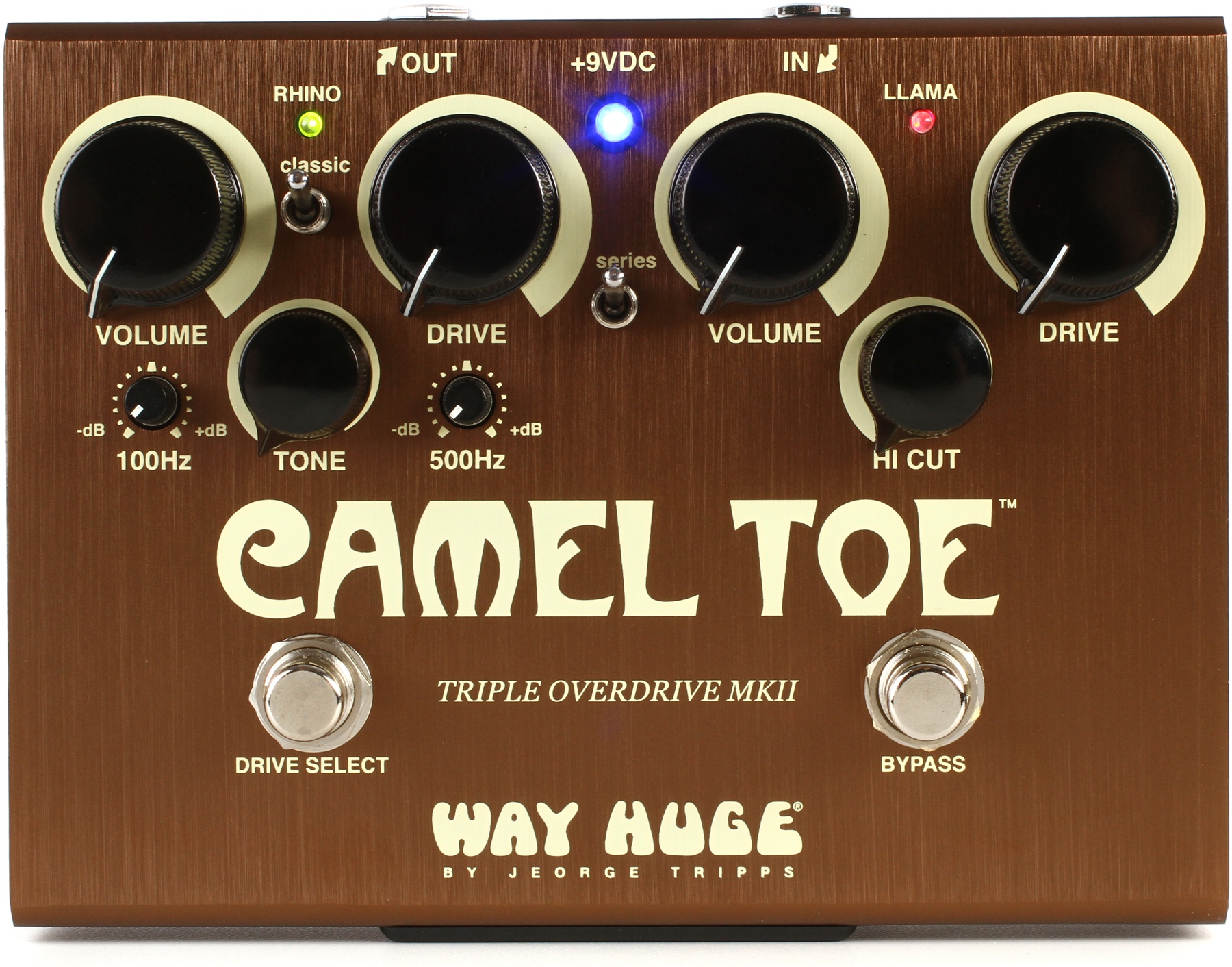 Camel Toe MKII Triple Overdrive Pedal
