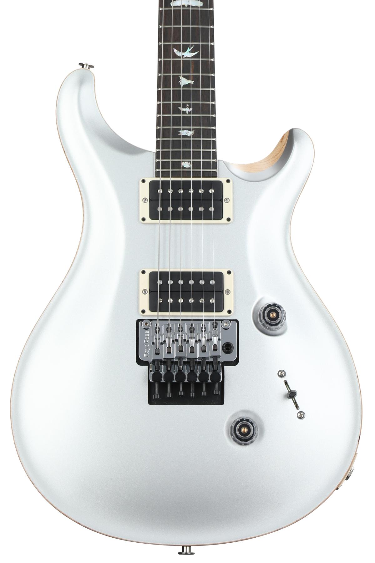 PRS Wood Library Custom 24 Floyd - Satin Platinum Metallic