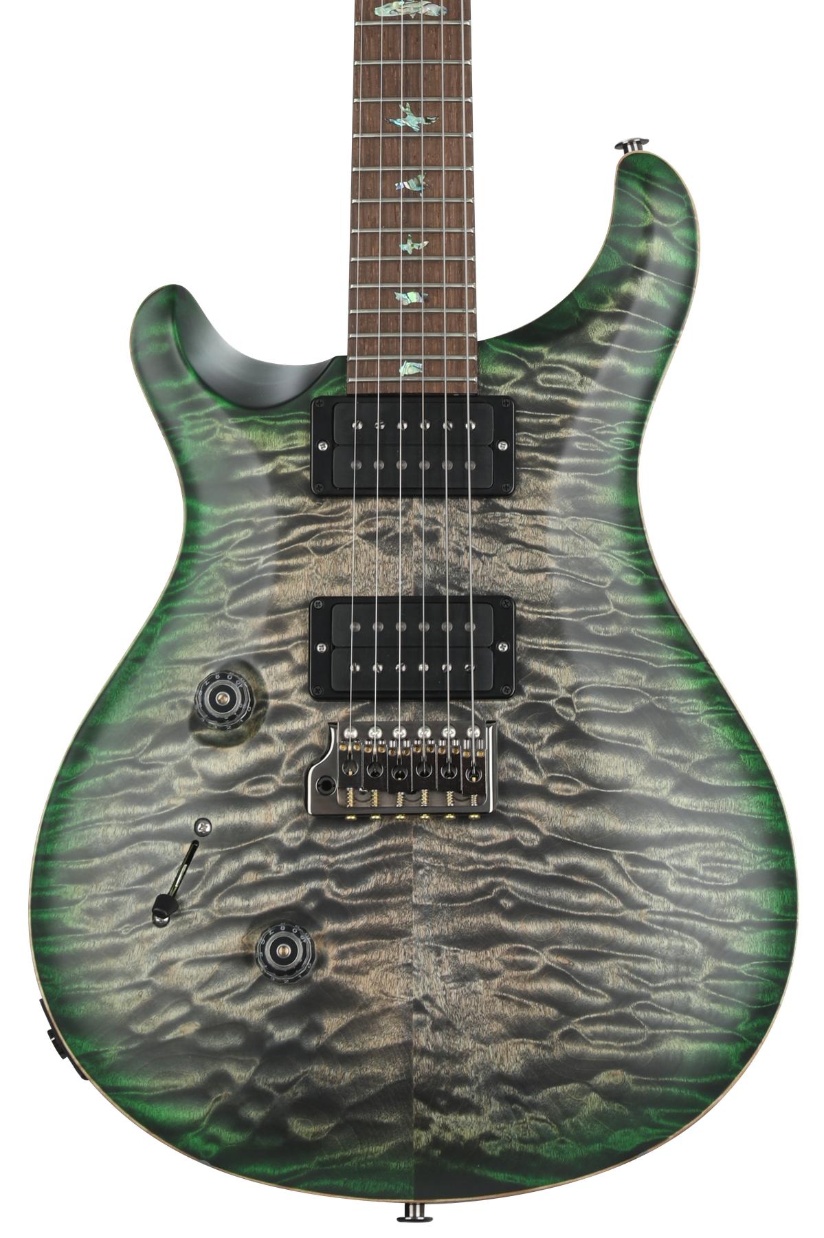 ギター P.R.S. Wood Library Custom24 PRS Wood Library Custom 24 Left-handed 10-Top Electric
