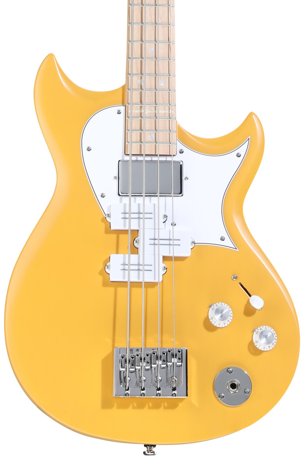 Reverend Mike Watt Wattplower MKII Bass Guitar - Watt Yellow