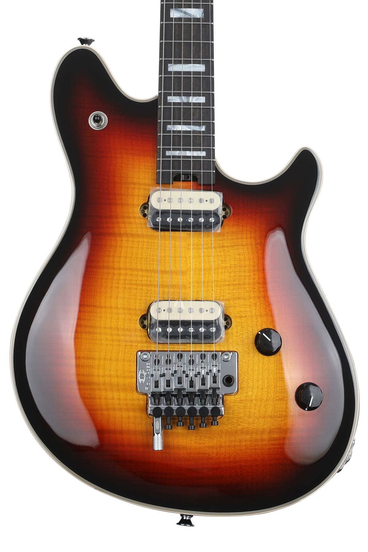 ギター EVH Wolfgang 5A FLM 3TONE BURST EVH Wolfgang USA 5A Flame Maple Top - 3-tone Sunburst | Sweetwater