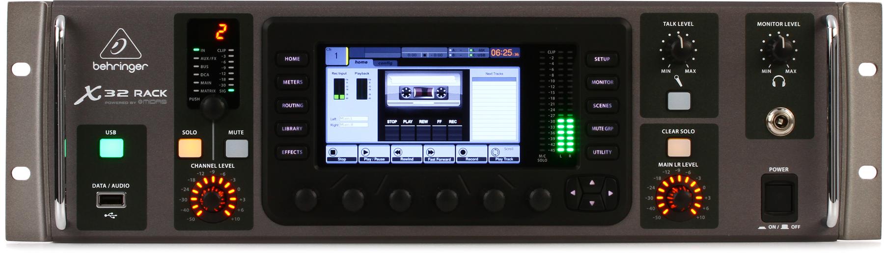 Behringer X32 Rack 40-channel Rackmount Digital Mixer