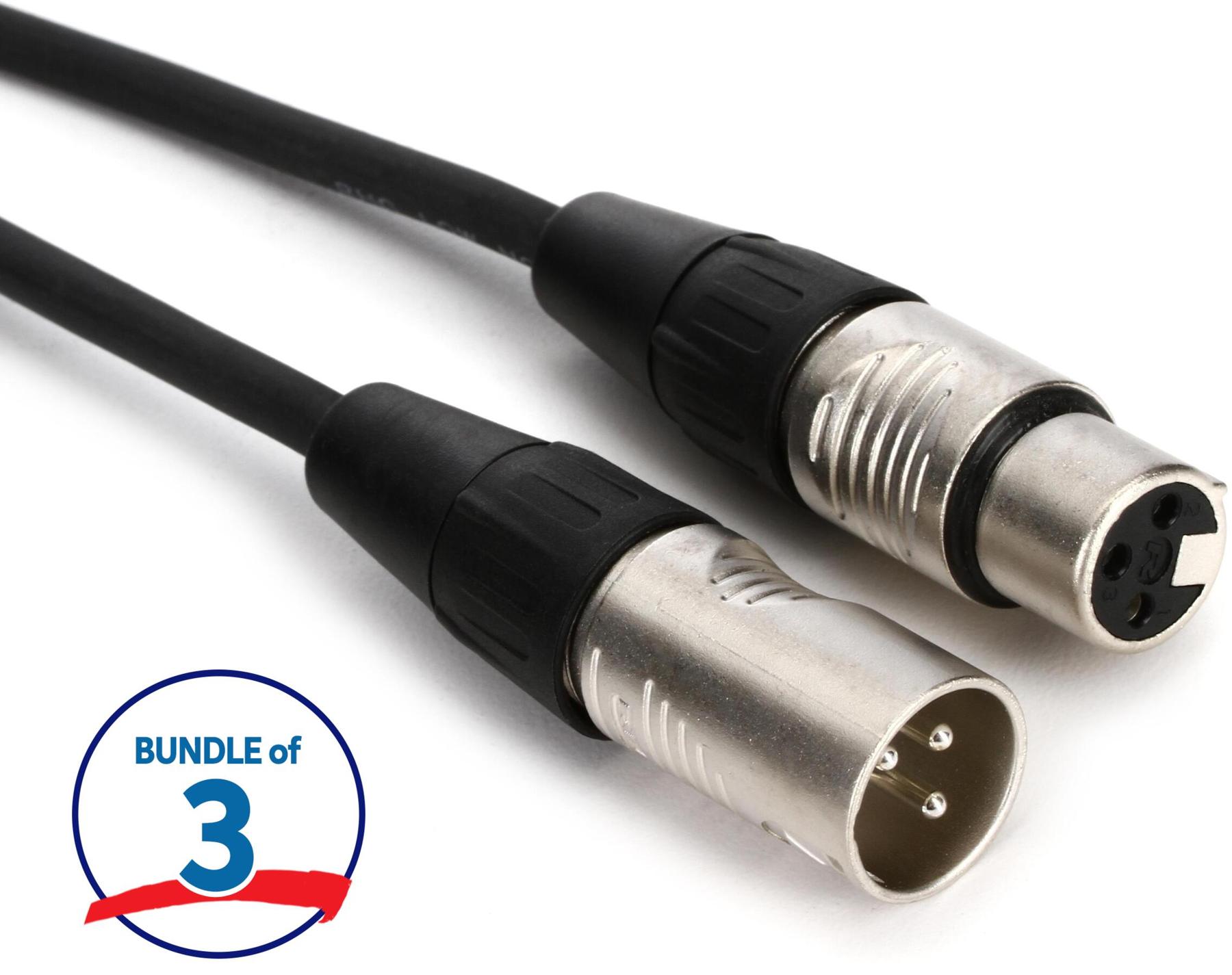 Микрофонный кабель StageMASTER SMM-20 длиной 20 футов 3 штуки 9090₽