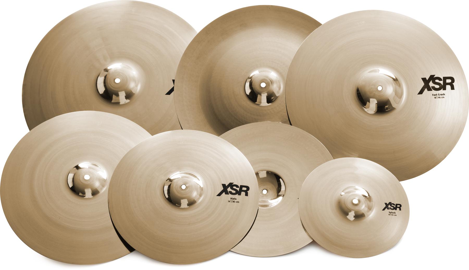 Sabian XSR Complete Cymbal Set - 10/14/16/18/18/20 inch