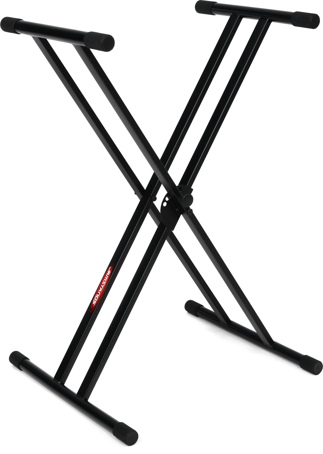 JamStands JS-502D Double Braced X-Style Keyboard Stand