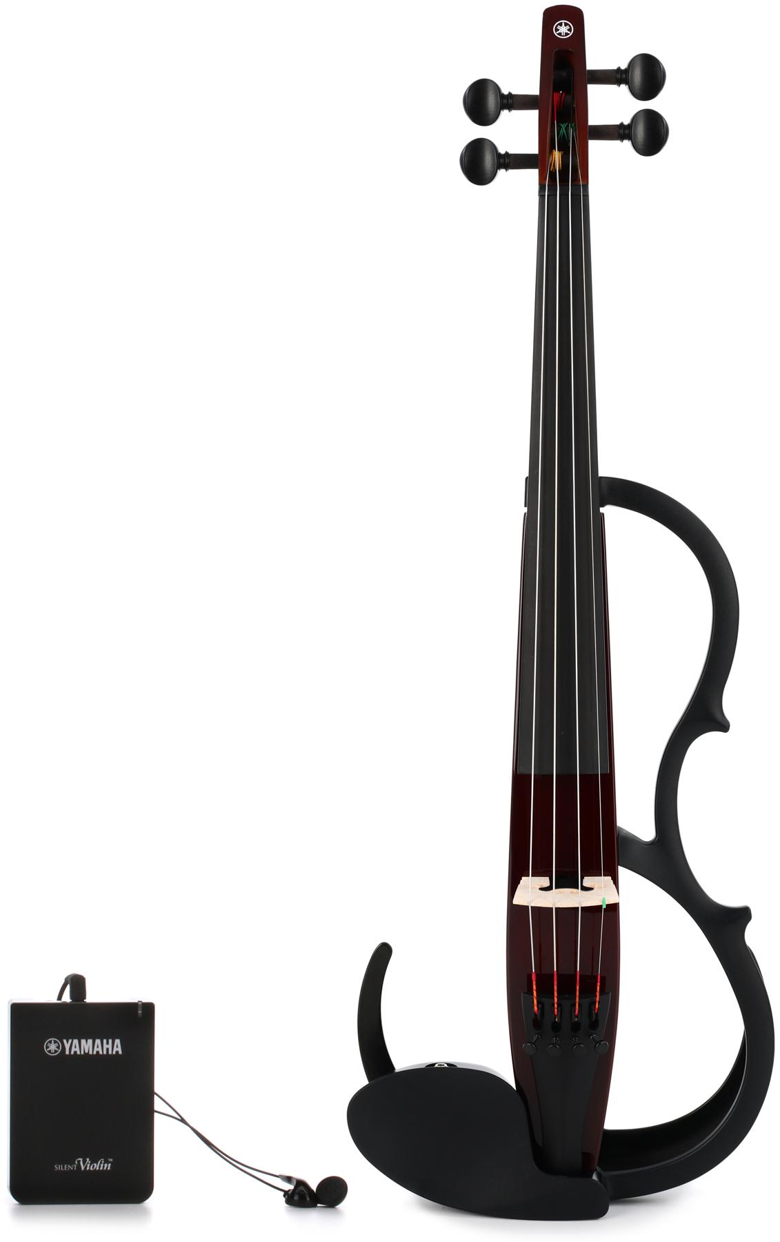 Silent Series YSV104 Electric Violin - Brown