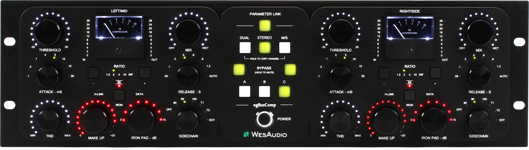 ngBusComp Analog Bus Compressor with Digital Recall