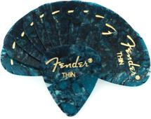 Fender 351 Shape Premium Celluloid Picks - Ocean Turquoise - 12-Pack