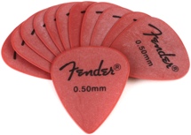 Fender 351 Touring Guitar Picks 12-Pack - Red - Thin .50mm