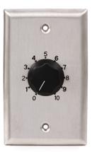 Atlas Sound AT35 Volume Control - Stainless Steel, Single Gang