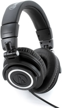 Audio-Technica ATH-M50 - Closed Studio Headphones w/ Coiled Cable