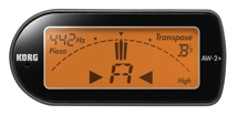 Korg AW2+ Compact Clip-On Instrument Tuner