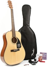 Fender DG-8S Acoustic Guitar Pack - Natural