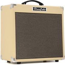 Click to learn more about the Roland Blues Cube Hot 30-watt 1 x 12-inch Combo Amp - Vintage Blonde