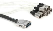 Pro Co DA88XM-10 - Analog DB25-XLRM Patch Snake, 10'