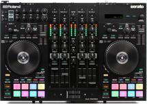 Click to learn more about the Roland DJ-707M 4-deck Serato DJ Pro Controller with Drum Machine and Vocal Transformer