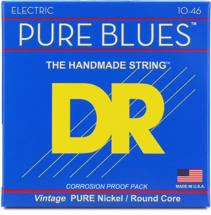 DR Strings PHR-10 Pure Blues Pure Nickel Medium Electic Guitar Strings