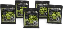Ernie Ball 2721 Cobalt Regular Slinky Electric Strings 5-Pack