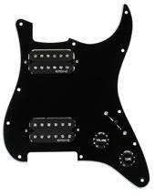 EMG ST12 Strat Style Pre-Wired Pickguard H/H Black