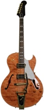 Gibson Memphis ES-195 Figured - Trans Amber Vintage Gloss