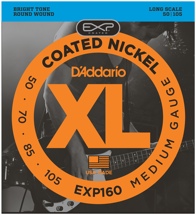D'Addario EXP160 Coated Round Wound Long Scale Medium Bass Strings