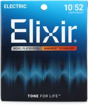 Elixir Strings 12077 Nanoweb Light Top Heavy Bottom Electric Guitar Strings