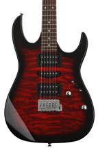 Ibanez GIO Series GRX70QA - Transparent Red Burst