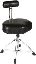 Tama 1st Chair Drum Throne Ergo-Rider Throne with Backrest - Black