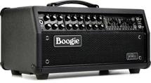 Click to learn more about the Mesa/Boogie JP-2C John Petrucci Signature 60-watt/100-watt Tube Amp Head - Black Bronco