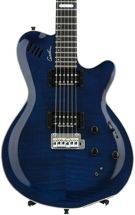 Godin LGXT - Trans Blue AA Flame