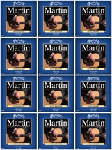 Martin M-150 80/20 Bronze Medium Acoustic Strings 12-Pack
